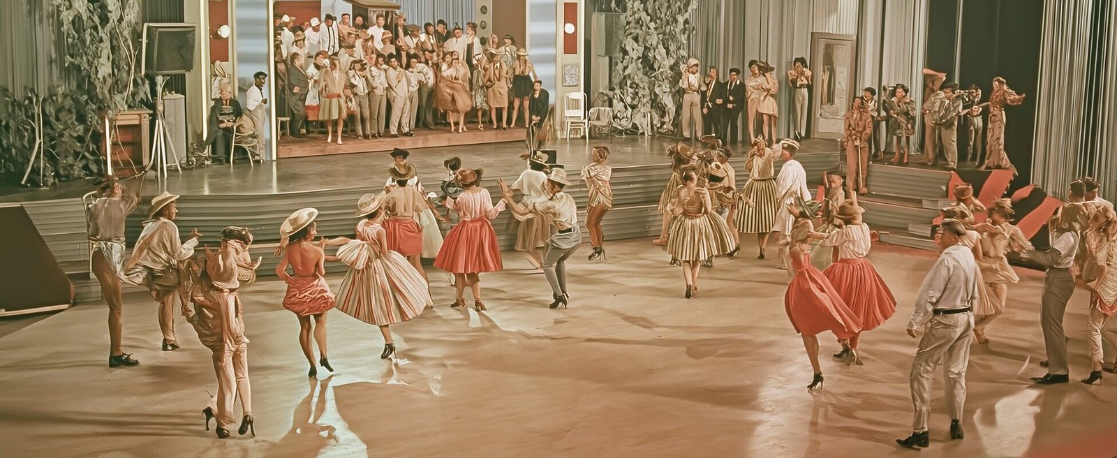 Lively Vintage Dance Scene
