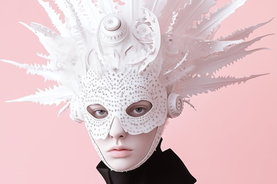 Avant-Garde Headpiece and Mask